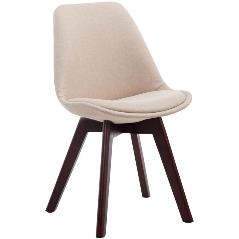 foto del prodotto sedia borneo tessuto v2 crema noce