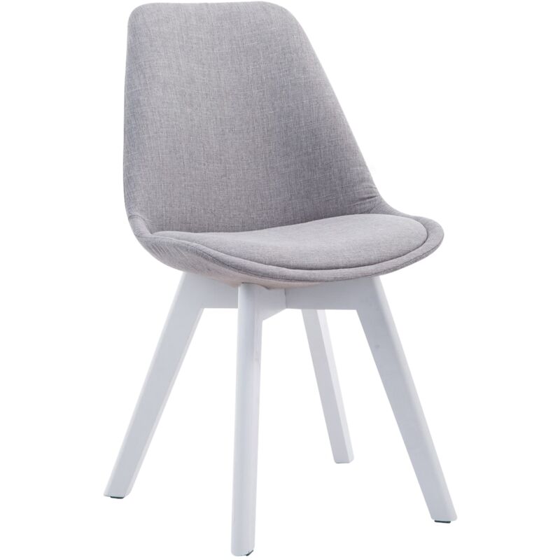 foto del prodotto sedia borneo tessuto v2 grigio bianco