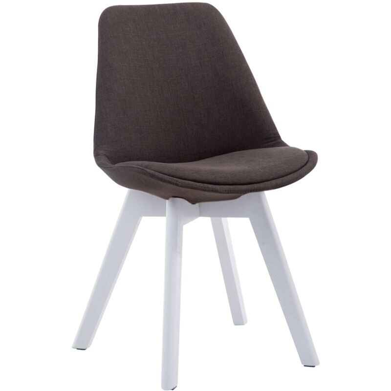 foto del prodotto sedia borneo tessuto v2 grigio scuro bianco