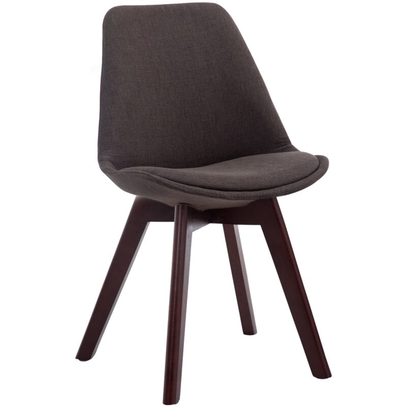 foto del prodotto sedia borneo tessuto v2 grigio scuro noce