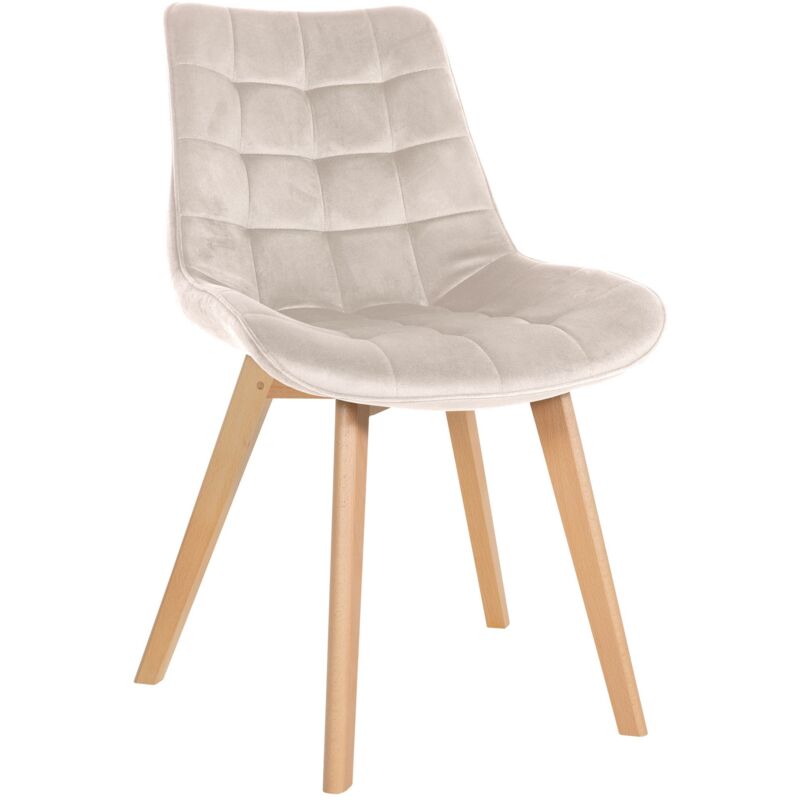foto del prodotto sedia brook velvet crema