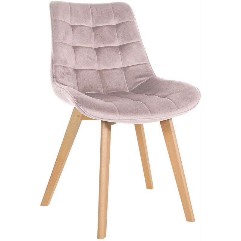 foto del prodotto sedia brook velvet rosa
