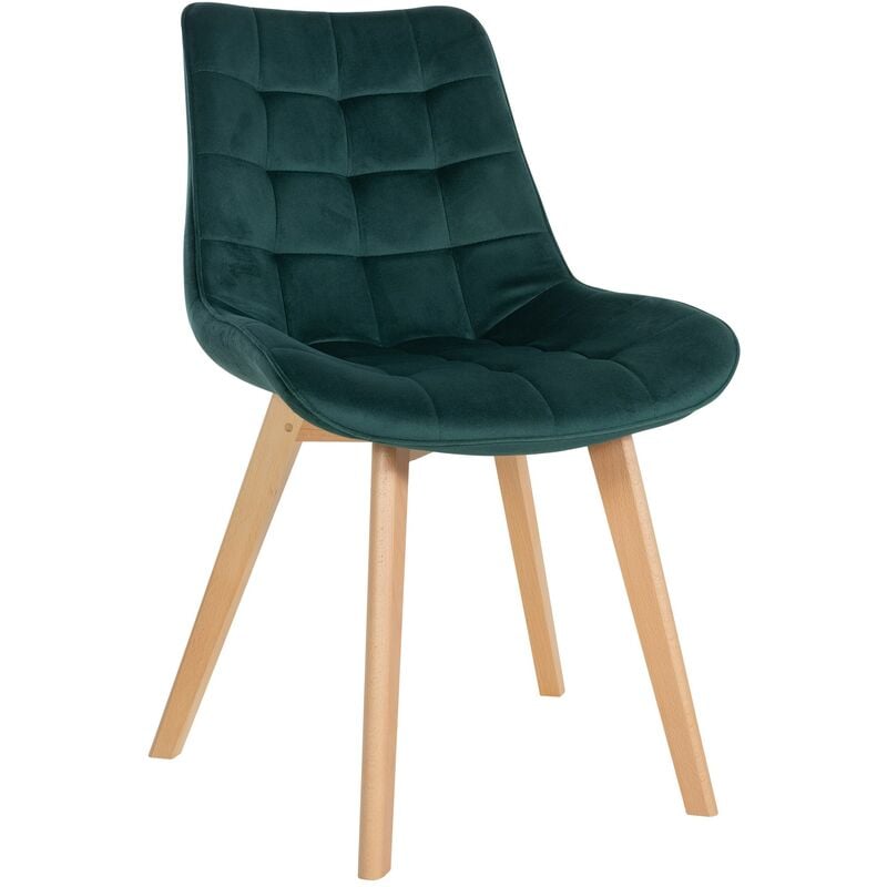 foto del prodotto sedia brook velvet verde