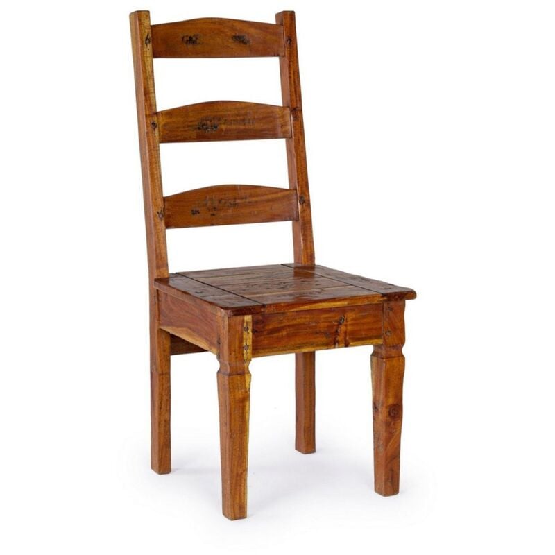 foto del prodotto sedia chateaux con legno d acacia indiano massiccio, per arredo interno 45 x 45 x h 105 cm marrone confezione da 1 pezzo