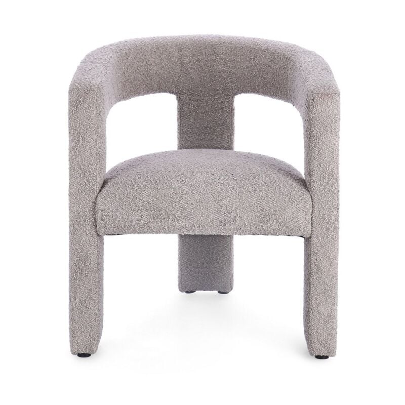 foto del prodotto sedia con bracciolo arabella grigio perla