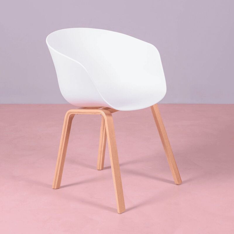 foto del prodotto sedia con seduta in plastica daxer bianco nest dream