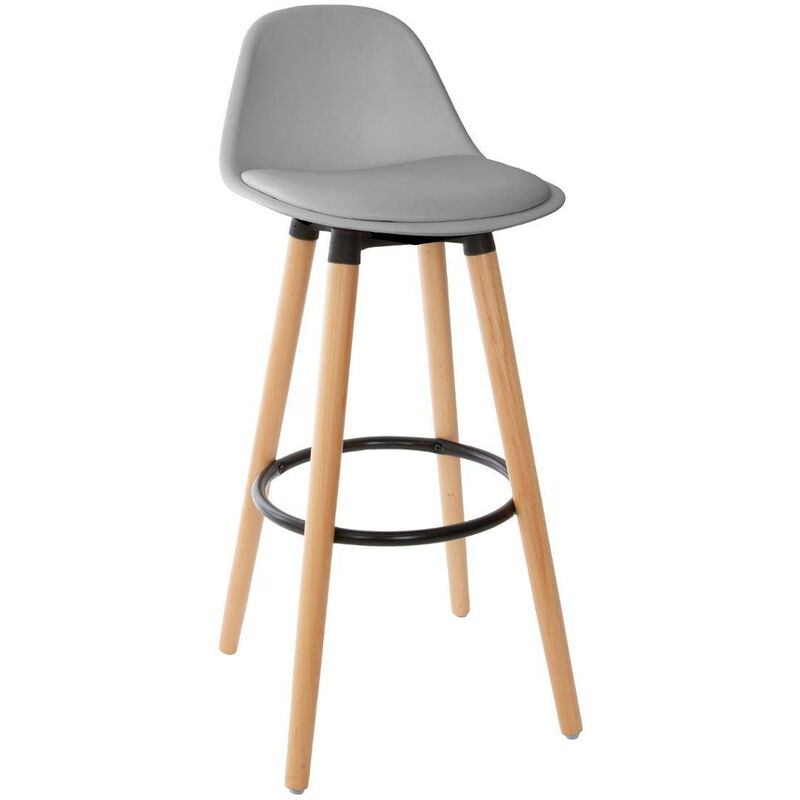 foto del prodotto sedia da bar maxon grigio atmosphera cr ateur d int rieur