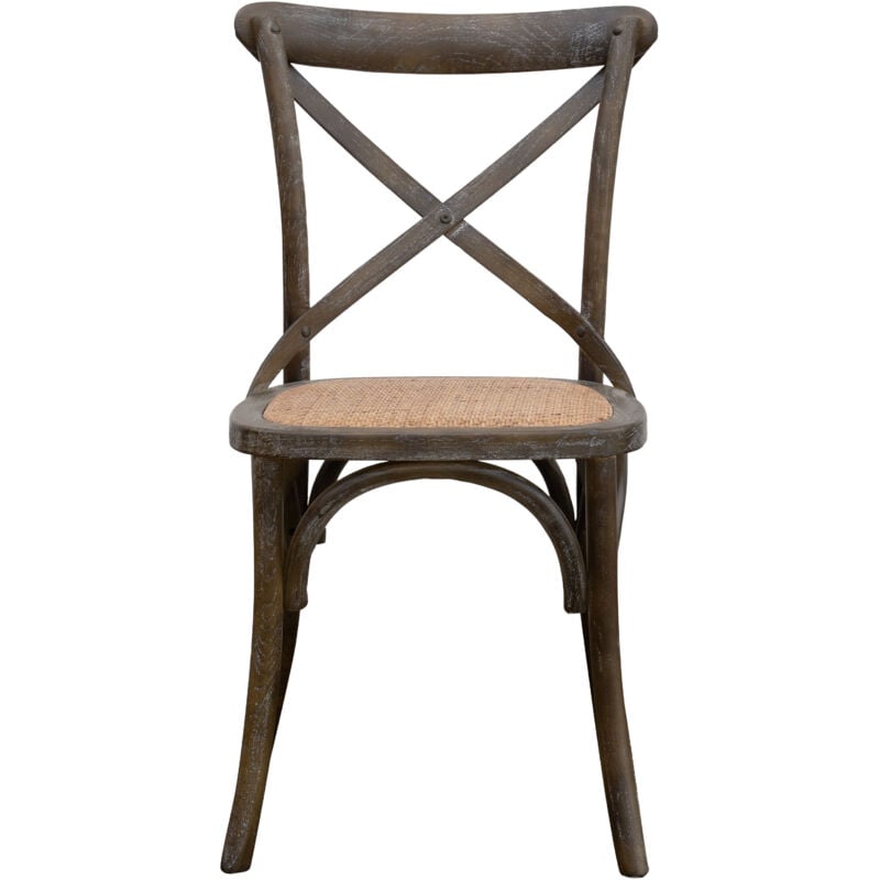foto del prodotto sedia da cucina 47x86x52 cm sedia in legno e rattan moderna sedia thonet rustica sedia sala da pranzo sedie cross vintage