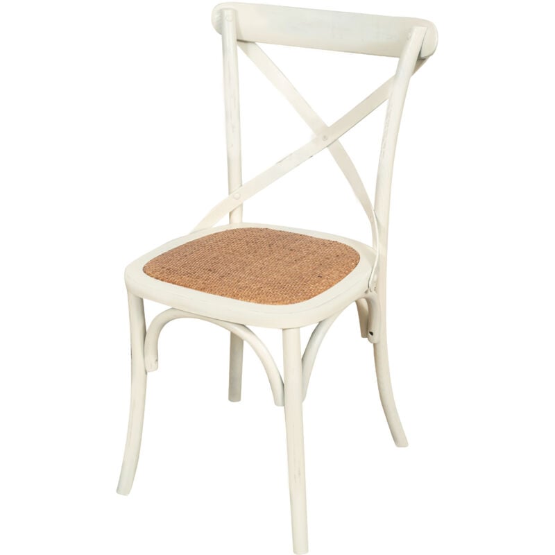 foto del prodotto sedia da cucina 47x86x52 cm sedia in legno e rattan moderna sedia thonet rustica sedia sala da pranzo sedie cross vintage