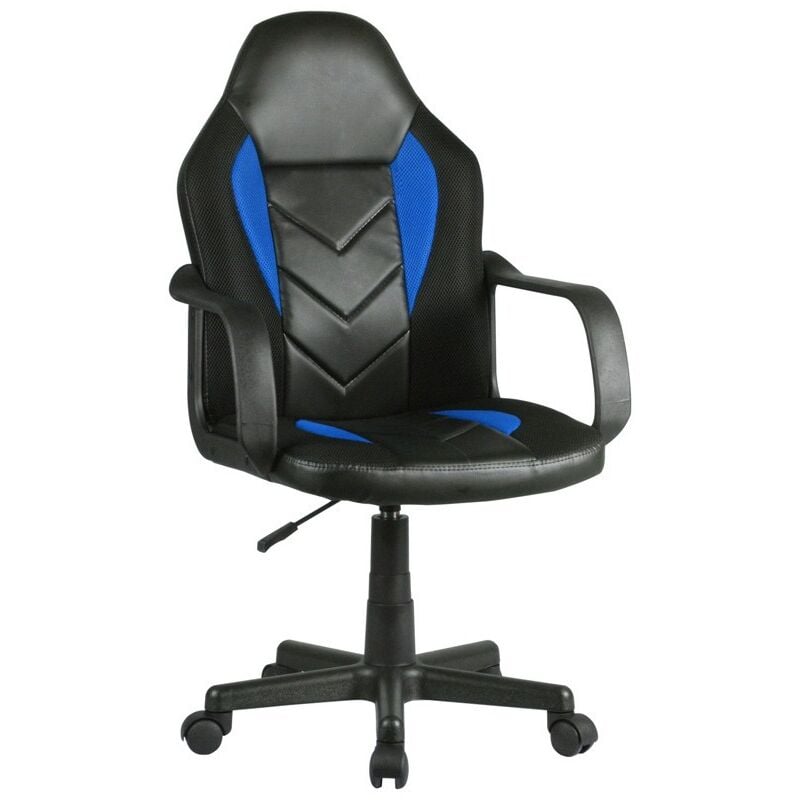 foto del prodotto sedia da gaming per bambini c18 nero blu
