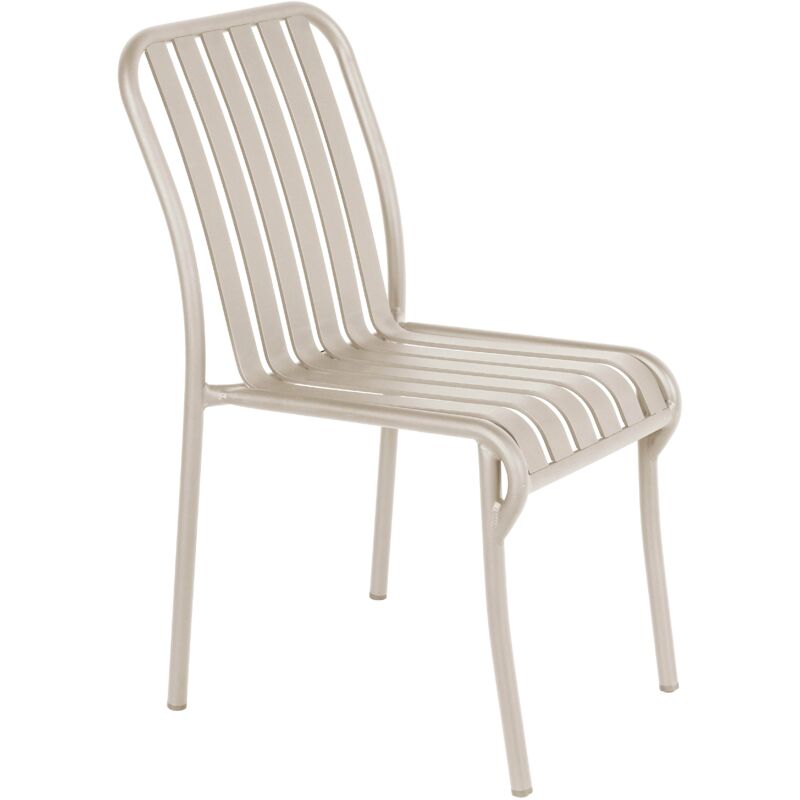 immagine 0 del prodotto sedia da giardino di design in alluminio color tortora