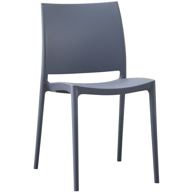 foto del prodotto sedia da giardino meton grigio