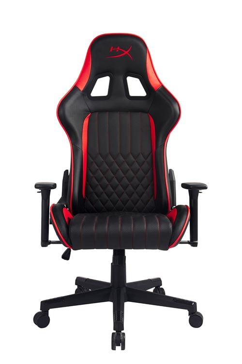 foto del prodotto sedia da gioco hyperx sedile imbottito 60cm nero rosso