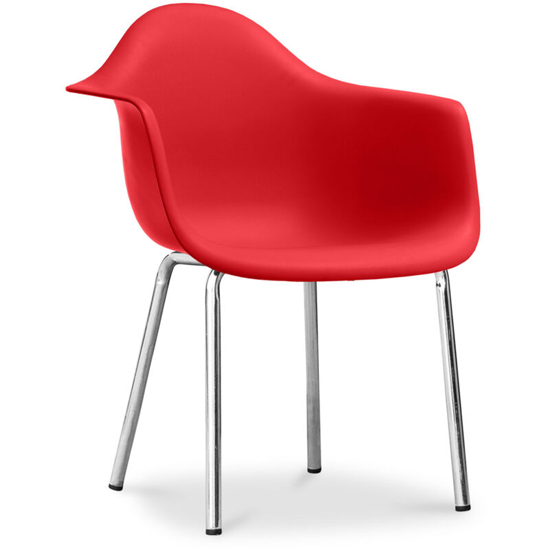 immagine 0 del prodotto sedia da pranzo daxi stile scandinavo premium design rosso
