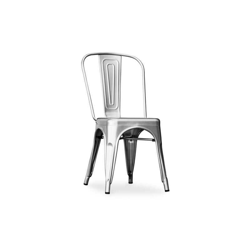 foto del prodotto sedia da pranzo design industriale acciaio nuova edizione stylix acciaio