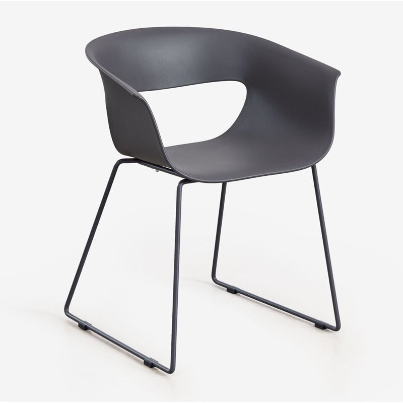 foto del prodotto sedia da pranzo in polipropilene e ferro alanys sklum