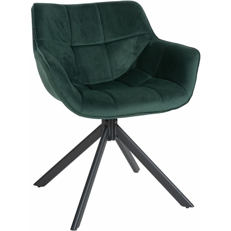 foto del prodotto sedia da pranzo westport velvet verde