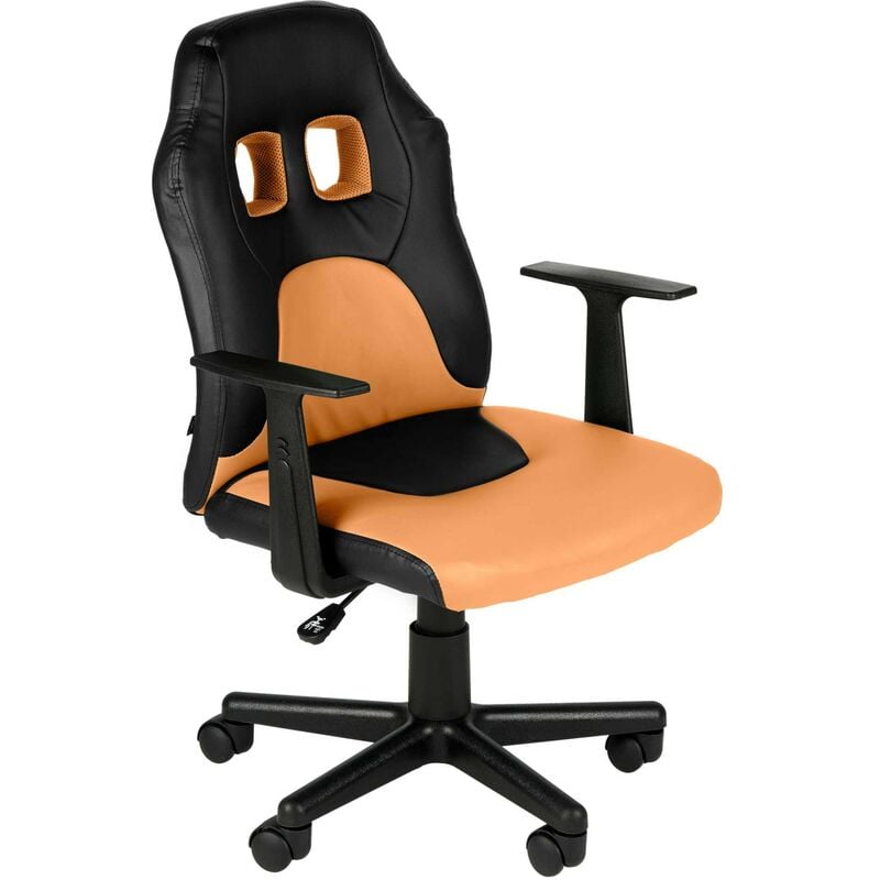 foto del prodotto sedia da scrivania fun per bambini nero/arancione