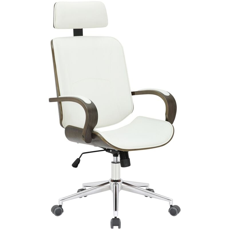 foto del prodotto sedia da ufficio dayton bianco grigio