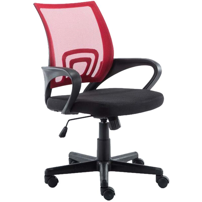 foto del prodotto sedia da ufficio genius rosso