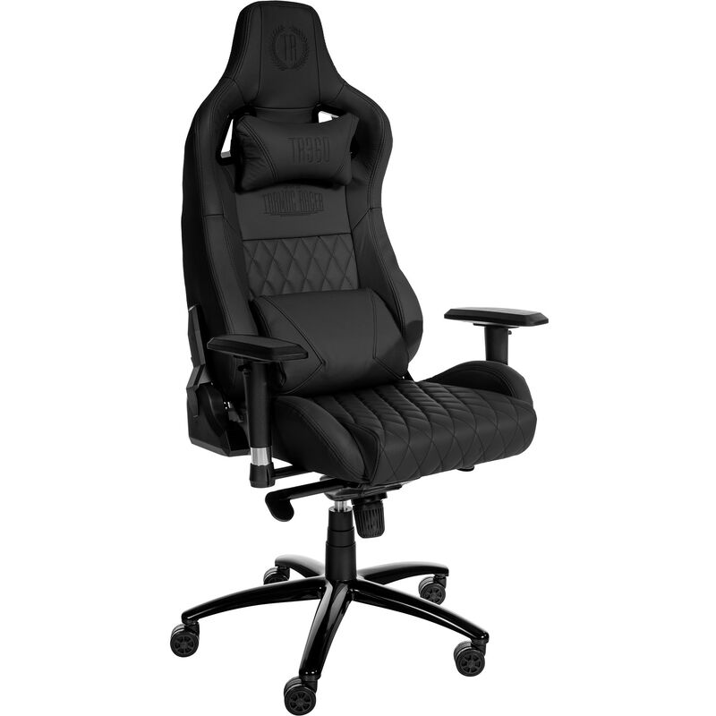 foto del prodotto sedia da ufficio keren in pelle vera nero