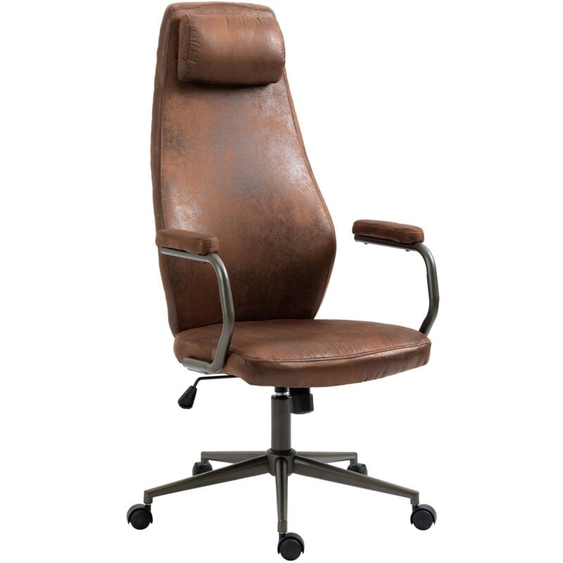 foto del prodotto sedia da ufficio pocatello industrial loft stile antico cognac