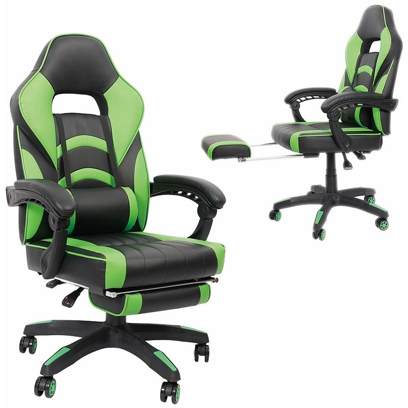 foto del prodotto sedia da ufficio sedia da gioco sedia da corsa sedia da scrivania sedia girevole sedia esecutiva nero g n