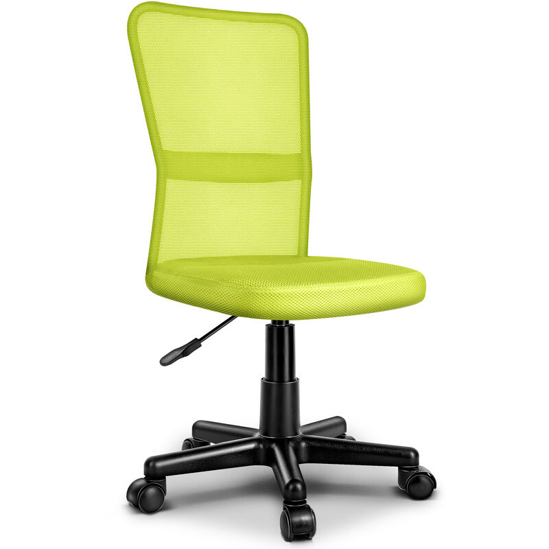 foto del prodotto sedia da ufficio sedia da scrivania girevole, in 6 colori diversi, regolabile in altezza, sedile imbottito, sedia ergonomica, pistone approvato sgs