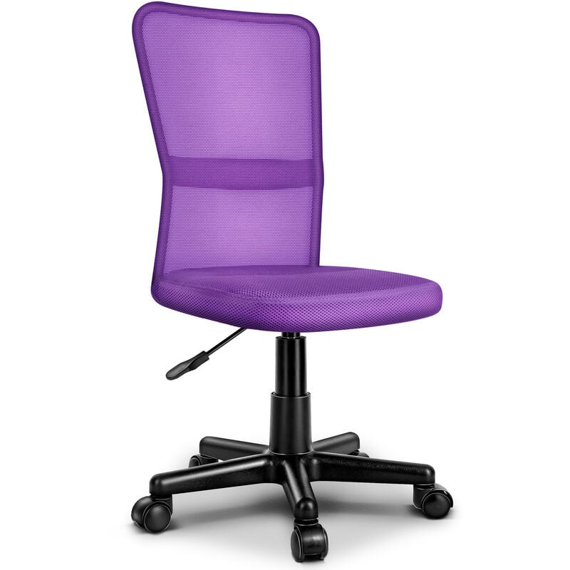 foto del prodotto sedia da ufficio sedia da scrivania girevole, in 6 colori diversi, regolabile in altezza, sedile imbottito, sedia ergonomica, pistone approvato sgs