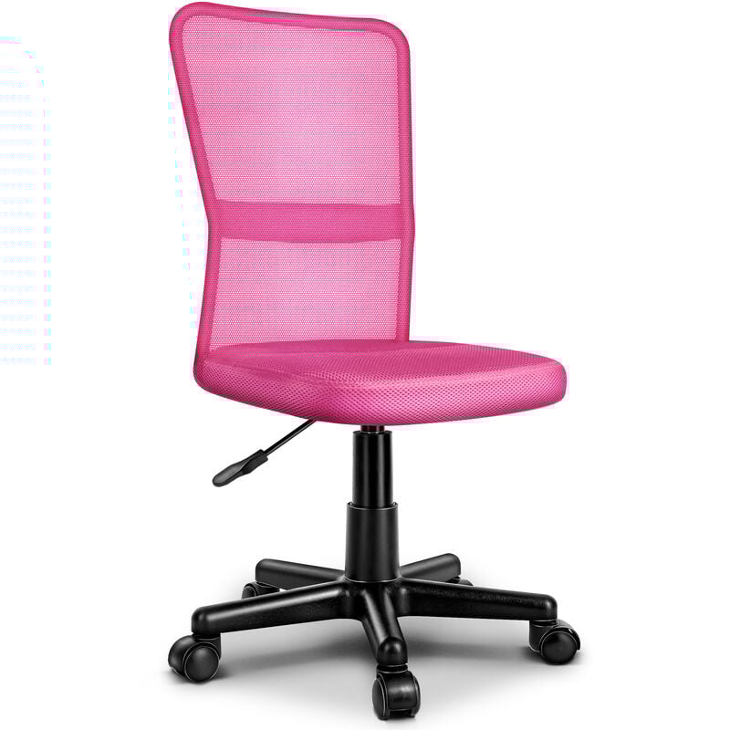 foto del prodotto sedia da ufficio sedia da scrivania girevole, in 6 colori diversi, regolabile in altezza, sedile imbottito, sedia ergonomica, pistone approvato sgs
