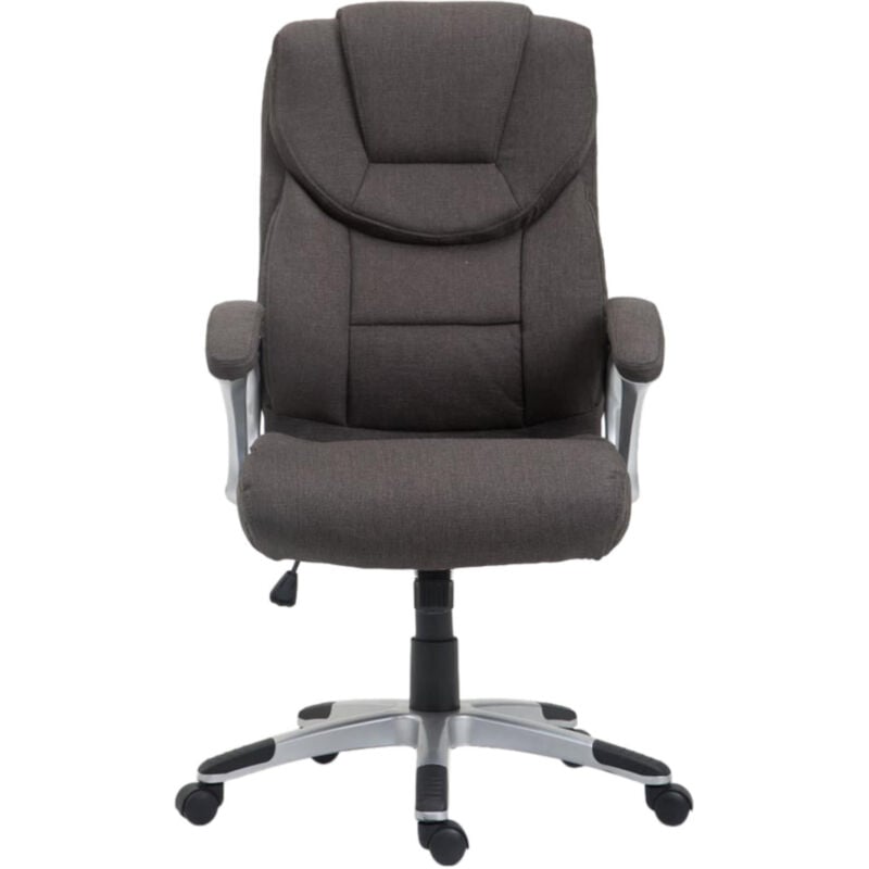 foto del prodotto sedia da ufficio texas in tessuto grigio scuro