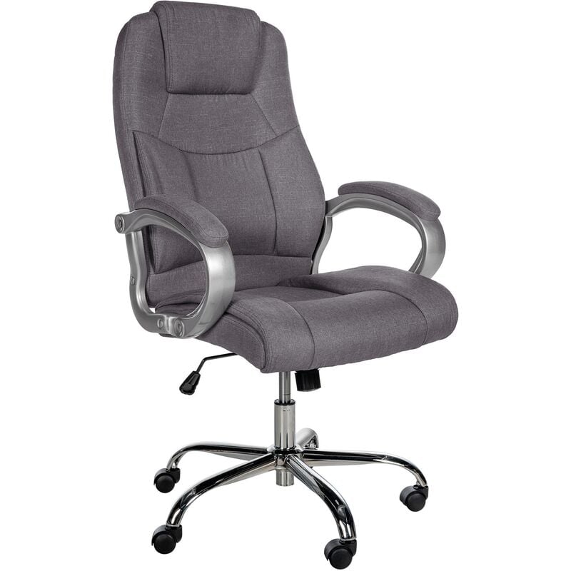 foto del prodotto sedia da ufficio xl apoll in tessuto grigio