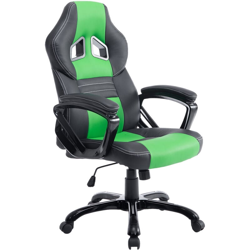 foto del prodotto sedia da ufficio xl pedro nero verde