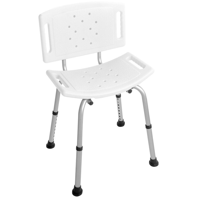 foto del prodotto sedia doccia silver bianco