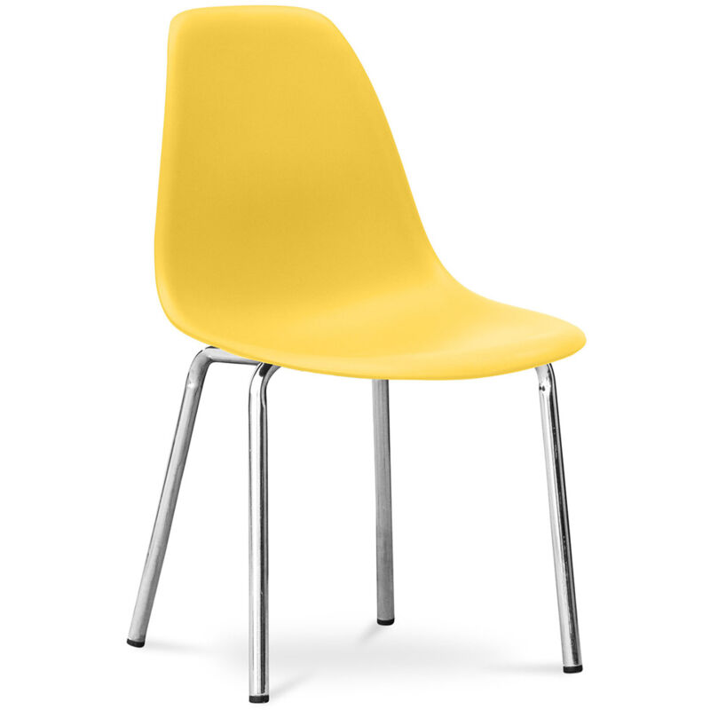 foto del prodotto sedia dorwick opaco giallo