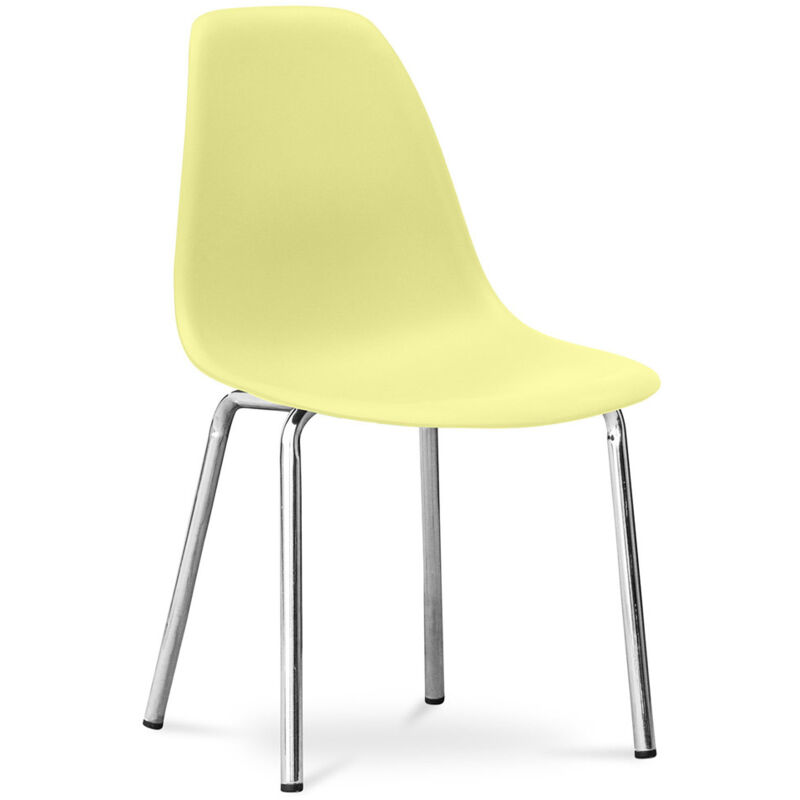 foto del prodotto sedia dorwick opaco pastel yellow