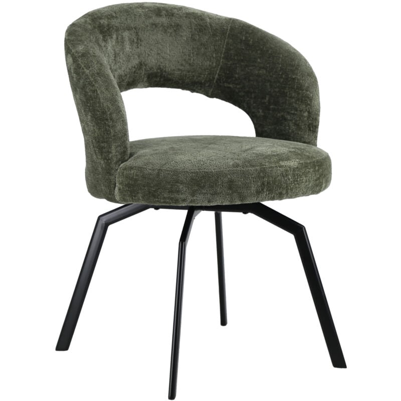 foto del prodotto sedia ehba in ciniglia verde