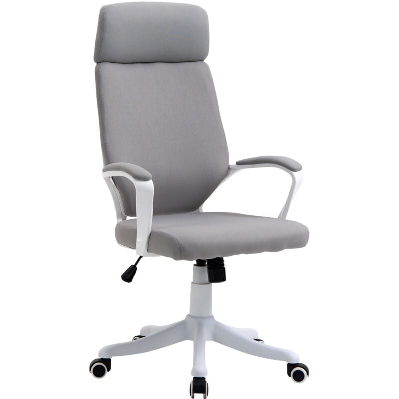 foto del prodotto sedia ergonomica con poggiatesta altezza regolabile e funzione dondolo vinsetto
