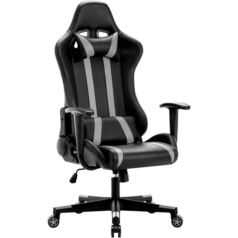 foto del prodotto sedia gaming, ergonomica sedia da ufficio, poltrona da gaming,sedie ufficio reclinabile con supporto lombare, rotazione 360 gradi,altezza regolabile,