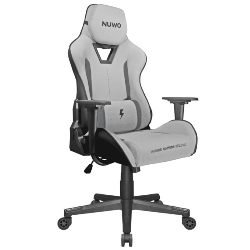 foto del prodotto sedia gaming nuwo jupiter white - gc24hf.jrh.001