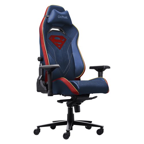 foto del prodotto sedia gaming trust 25742 gxt 721sm ruya pro superman blue e red