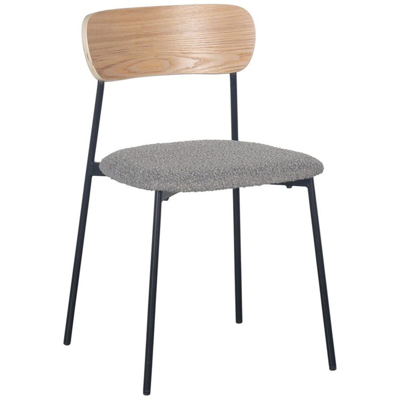 foto del prodotto sedia genevieve con struttura in compensato, per arredo interno 46 x 49 x h 76,5 cm avorio confezione da 1 pezzo