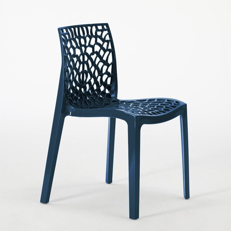 foto del prodotto sedia gruvyer polipropilene blu petrolio