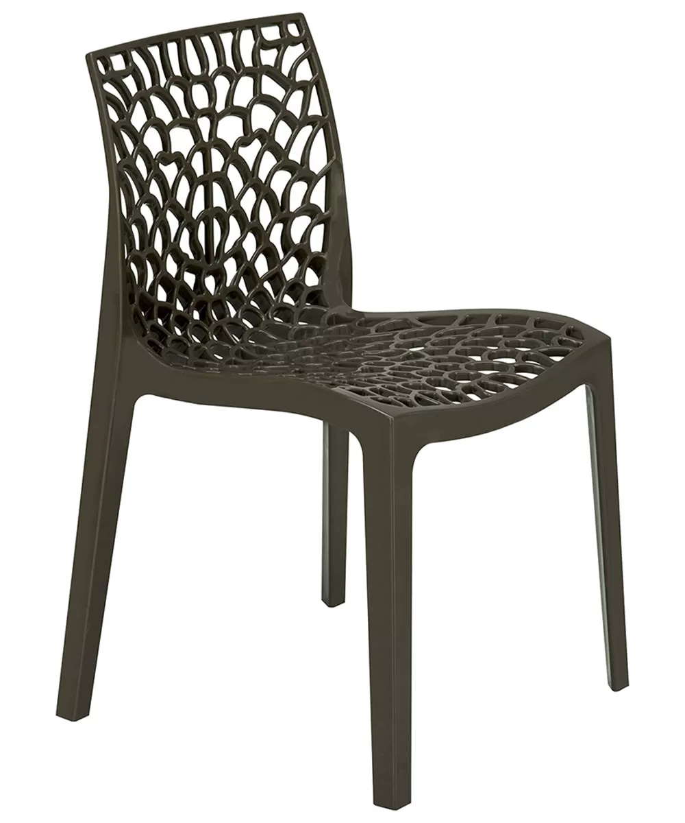 foto del prodotto sedia gruvyer polipropilene moka