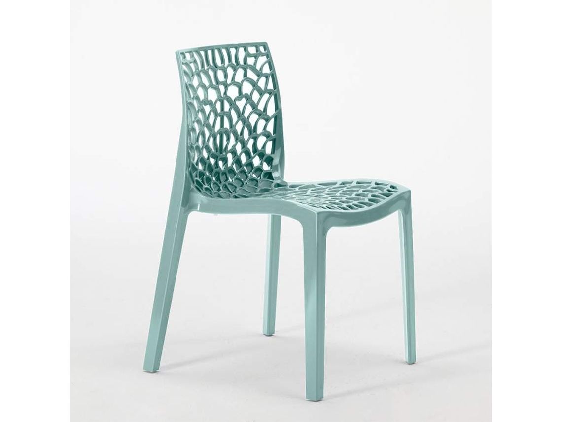 foto del prodotto sedia gruvyer polipropilene verde salvia