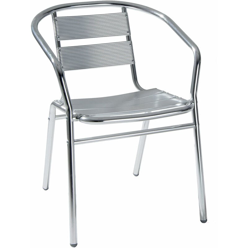 foto del prodotto sedia in alluminio cm 53 x 54 x h 74