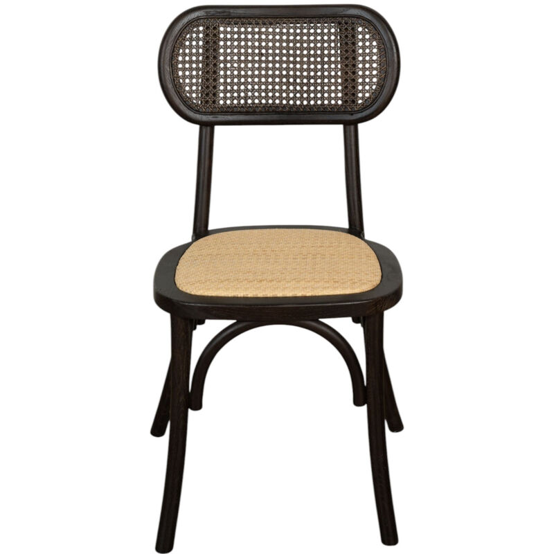 foto del prodotto sedia in legno e rattan 88x52x44 cm sedie rustiche sedia da cucina sedie sala da pranzo sedie moderna sedia thonet vintage