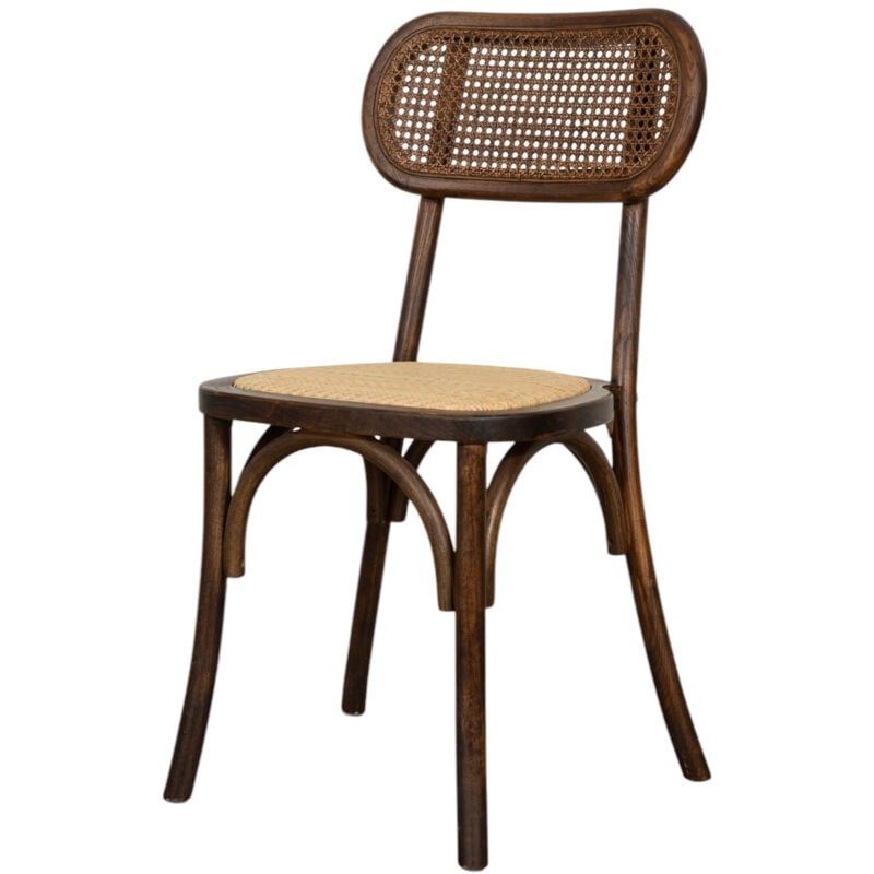 foto del prodotto sedia in legno e rattan 88x52x44 cm sedie rustiche sedia da cucina sedie sala da pranzo sedie moderna sedia thonet vintage