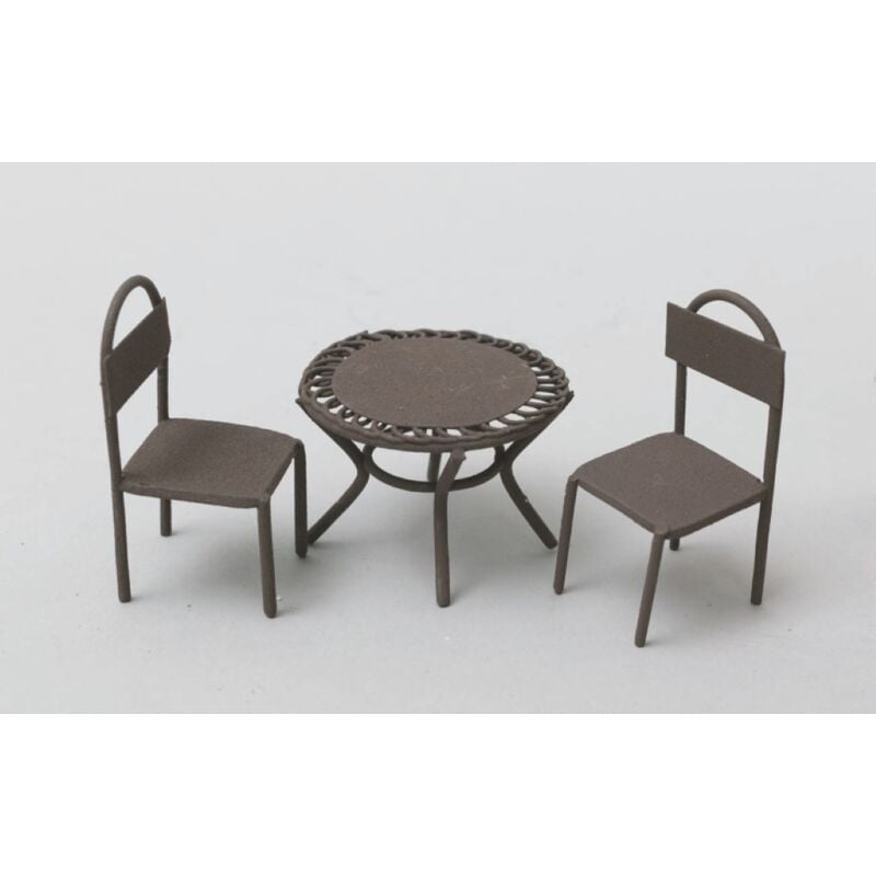 foto del prodotto sedia in metallo per presepe 4,5 cm