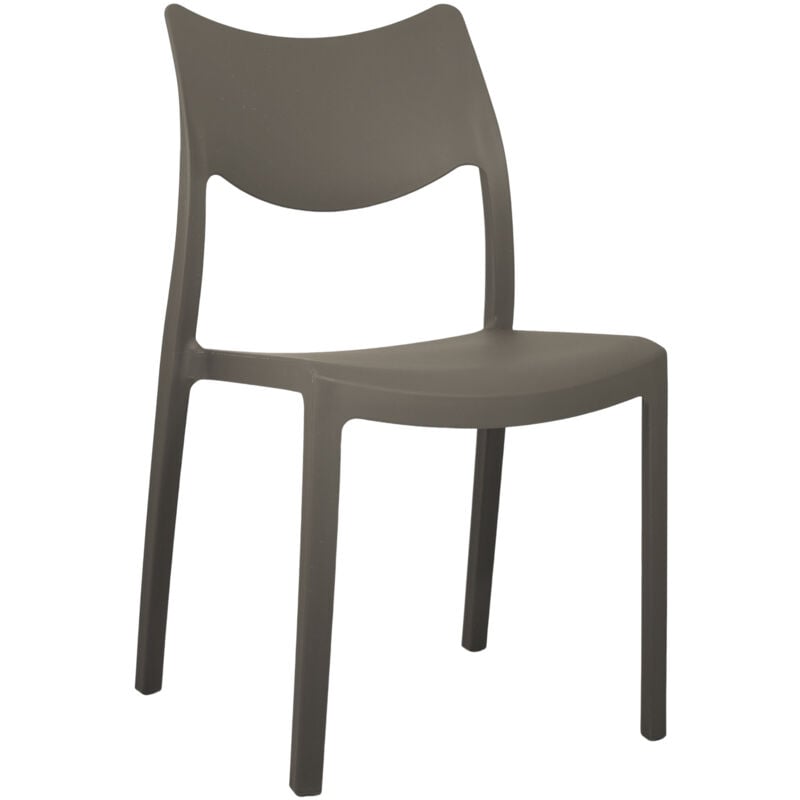 foto del prodotto sedia in polipropilene manu arredo di design sedia per esterno e interno impilabile sedie moderne resistenti sedia per giardino cucina 1 sedia manu